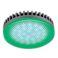 Лампа светодиодная Ecola Color GX Таблетка GX53 220В 8Вт Зеленый 75х24мм картинка 